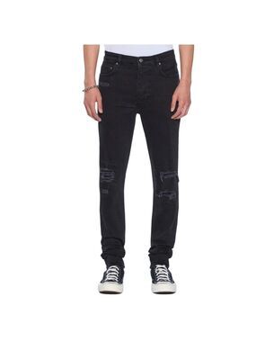 Ksubi Chitch Boneyard Black Distressed Button fly Jeans Size 36